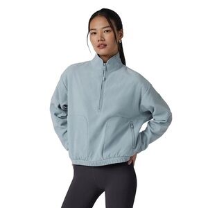 Vuori Aspen Half Zip in Chalk Blue